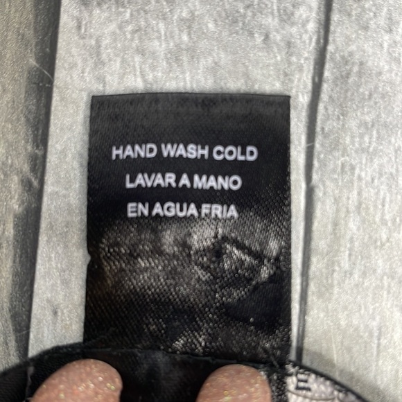 ellison black and white striped midi dress with cutouts at waistline. Size Med - Picture 10 of 10